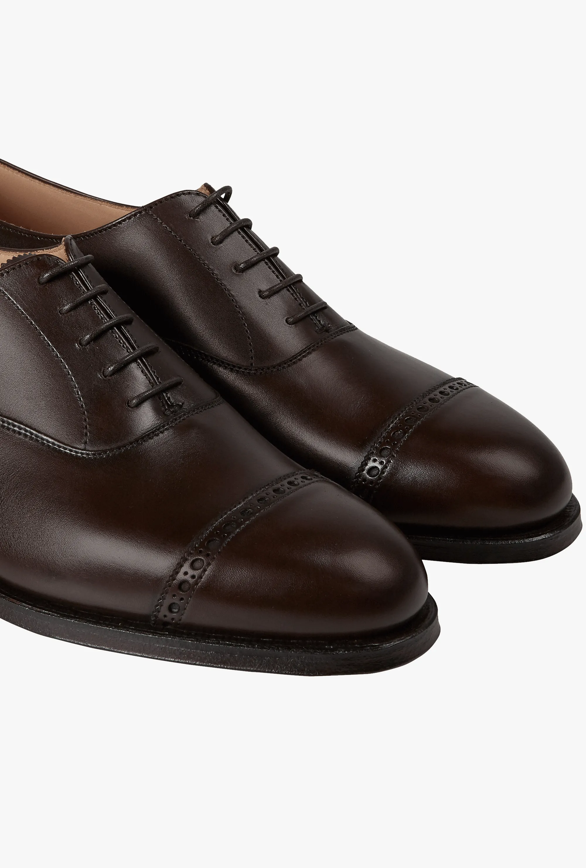 Crockett & Jones Burlington Oxford Espresso Calf City Sole