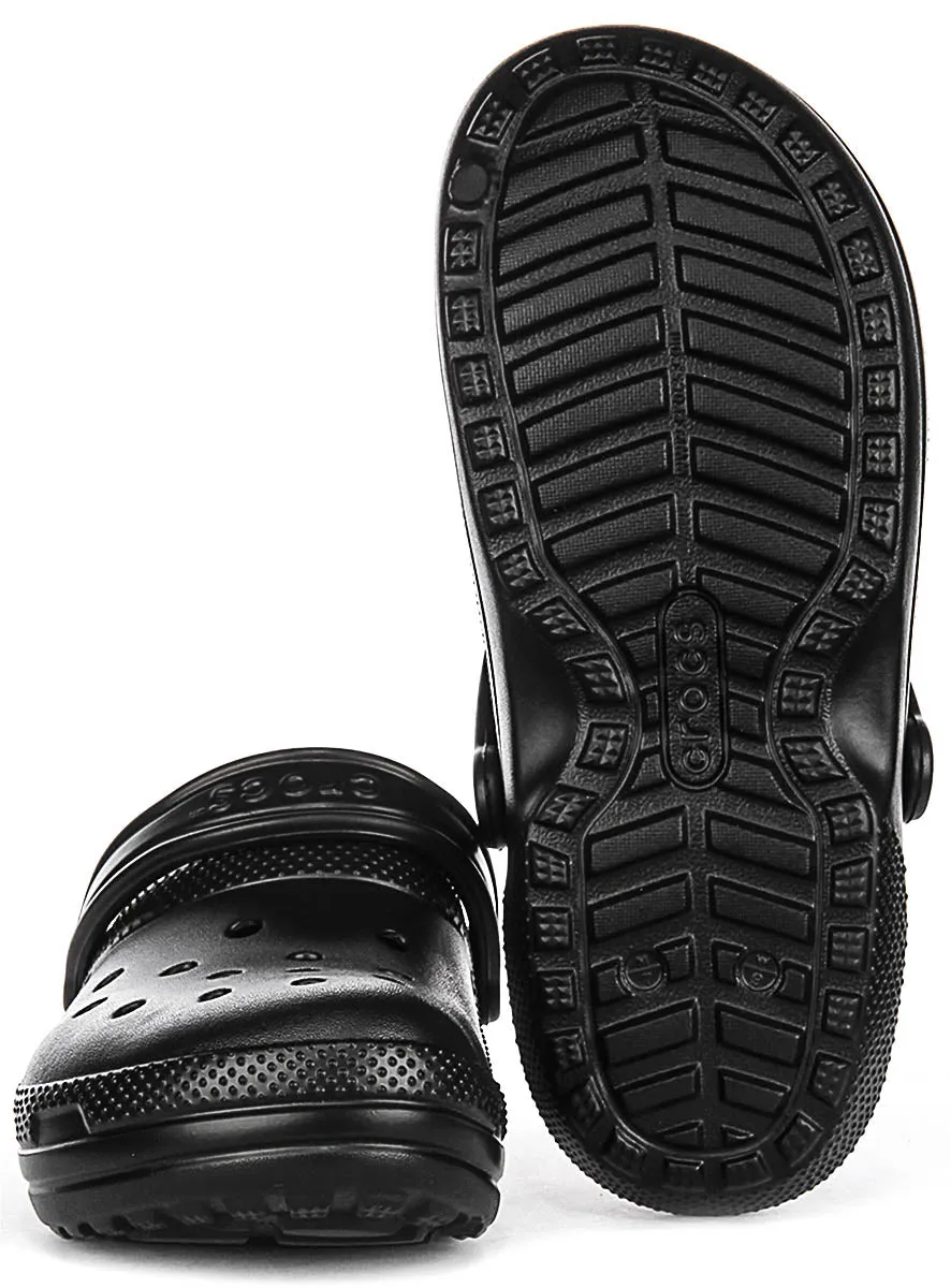 Crocs Classic Lined Clog In Black