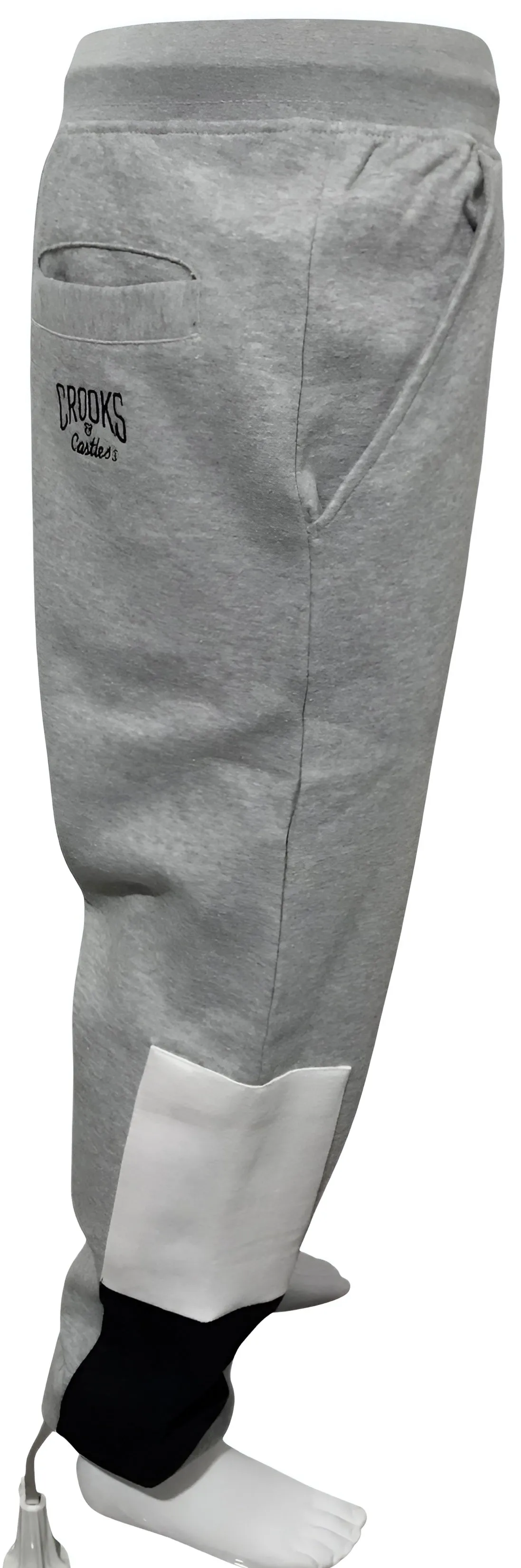 ^CROOKS & CASTLES^ (GREY) ~RULING ELITE~ JOGGER SWEATPANTS