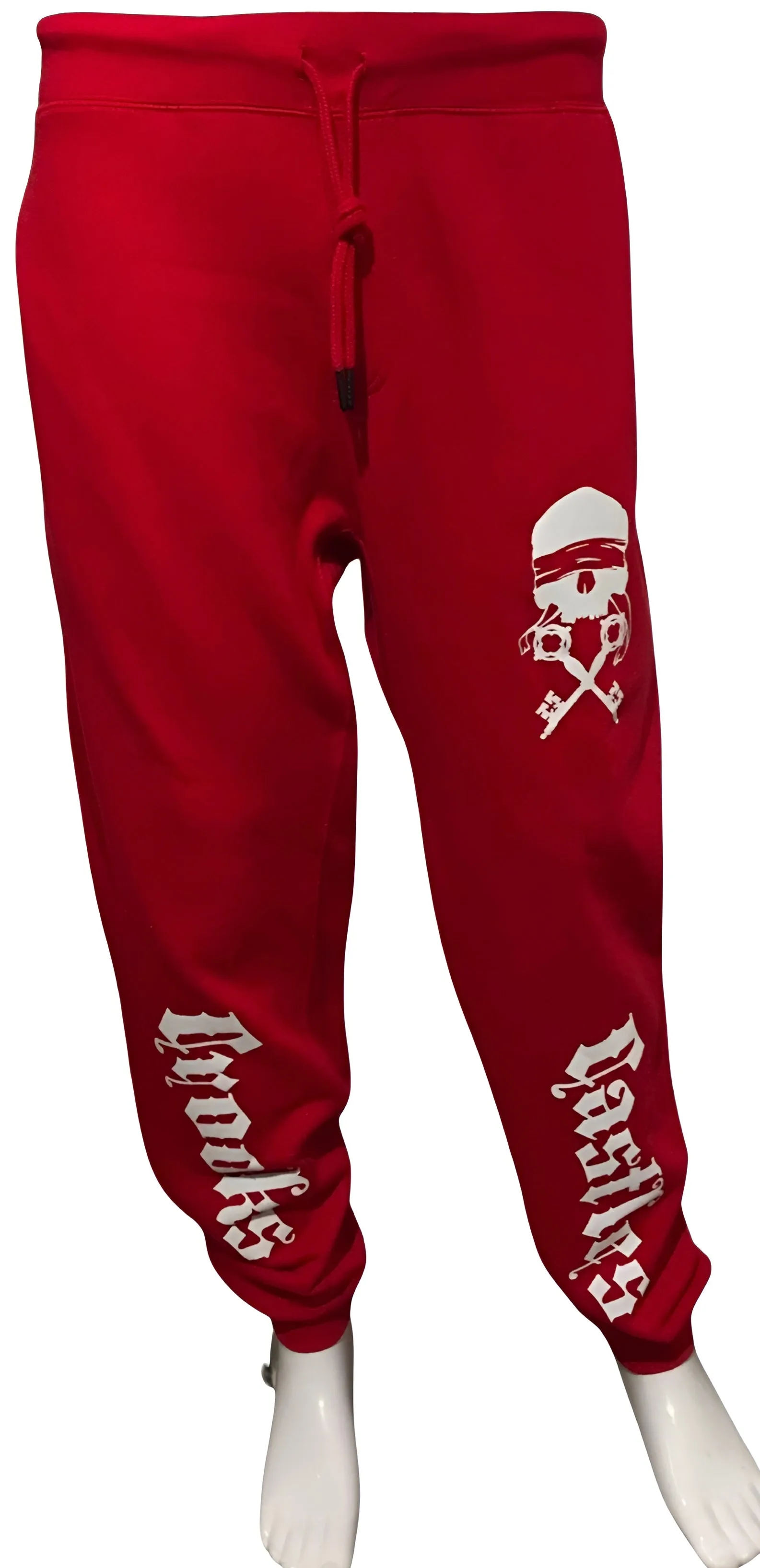 ^CROOKS & CASTLES^ (RED) ~GOTHIC~ JOGGER SWEATPANTS