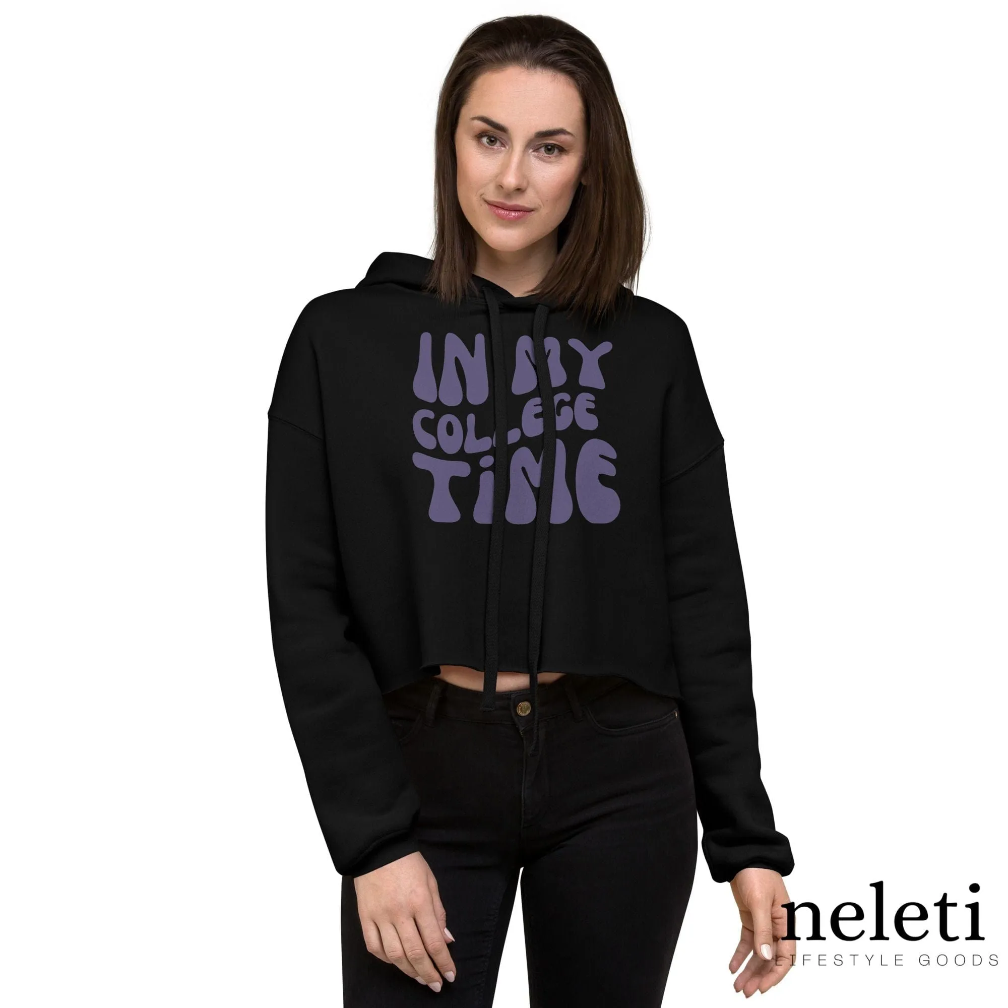 Crop Hoodie for Students - Stylish Comfort at Neleti.com