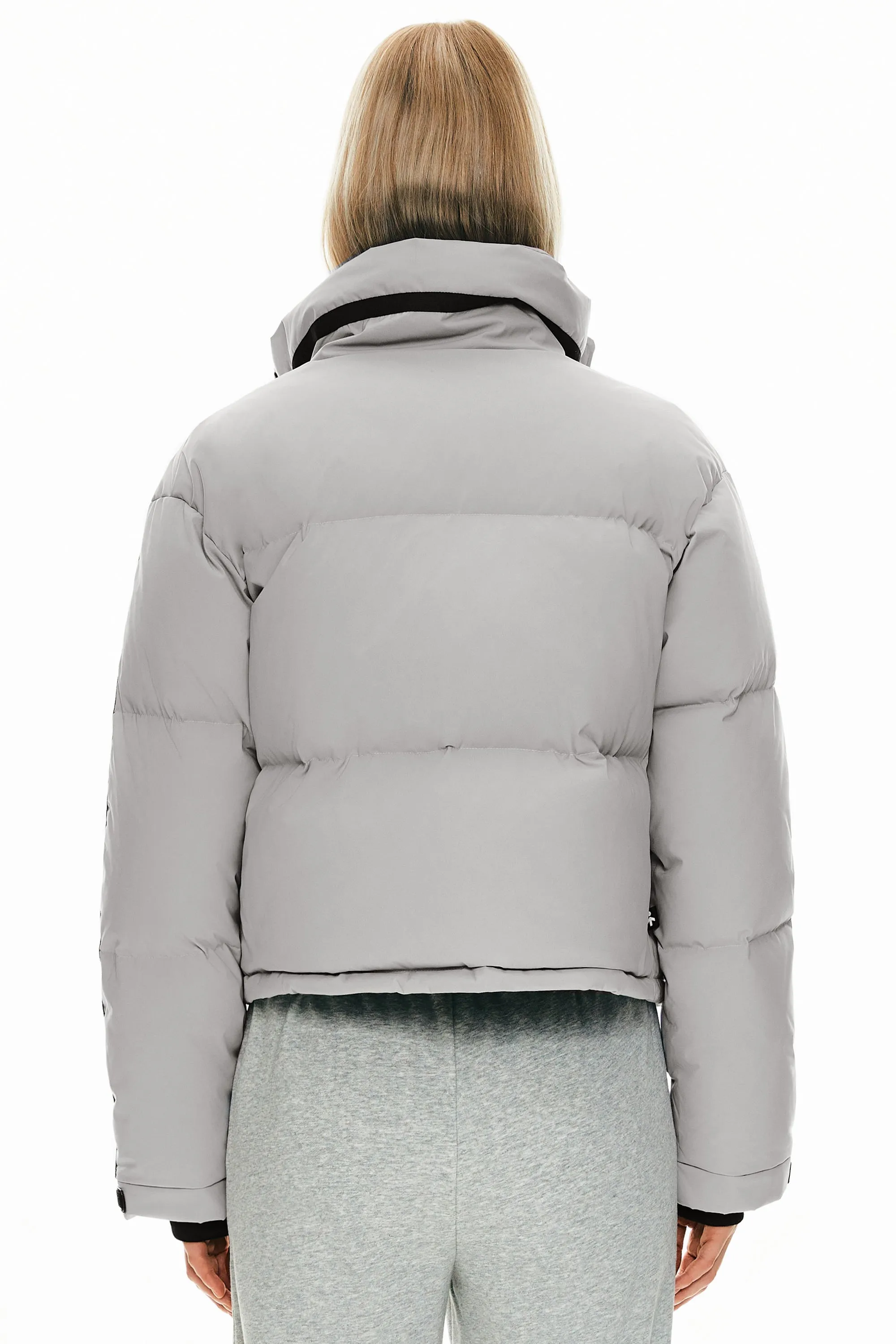 Cropped Quilted Puffer Jacket