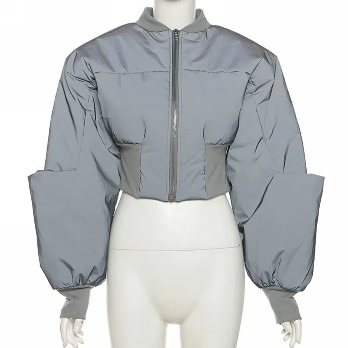 Cropped Up Puffer Jacket