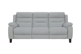 Crosby Sofa - Power Reclining w/ Power Headrests - Grey Fabric