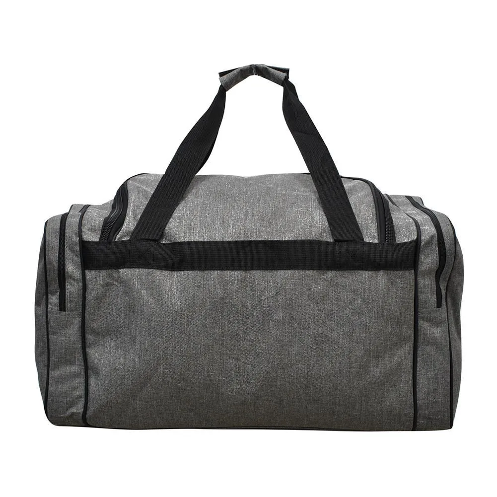 Crosshatch Gray NGIL Canvas 20" Duffle Bag