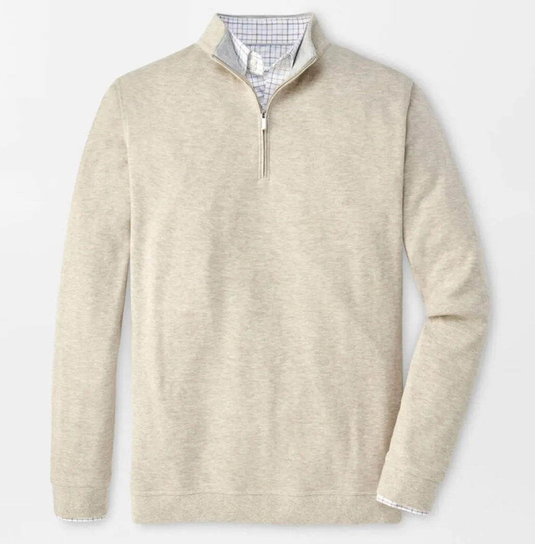 Crown Comfort Pullover in Stone by Peter Millar