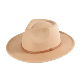 Cruz Fedora Hat with Leather Band