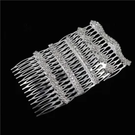 Crystal Pearl Wedding Hair Combs  Bridal  Accessories