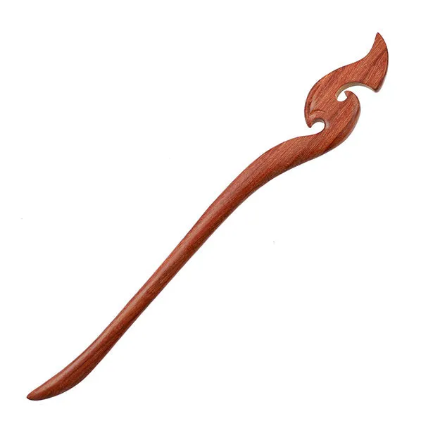 CrystalMood Handmade Carved Wood Hair Stick Weiro