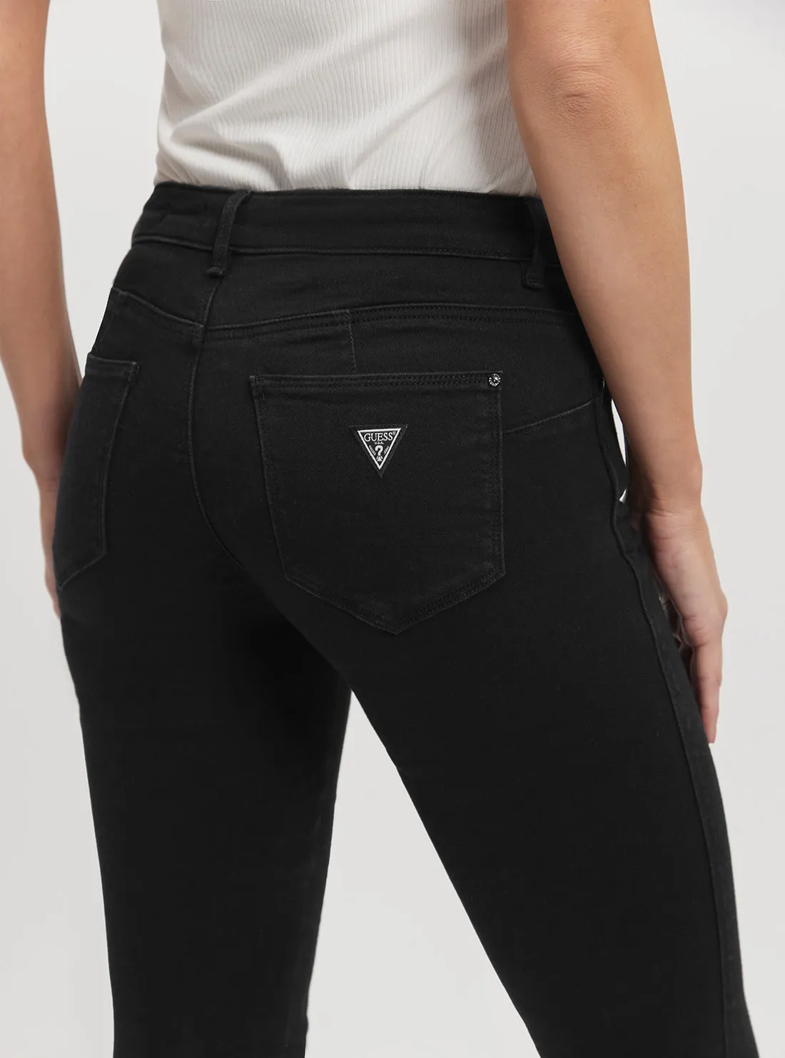 Curve X Mid-Rise Skinny Jeans in Dark Wash