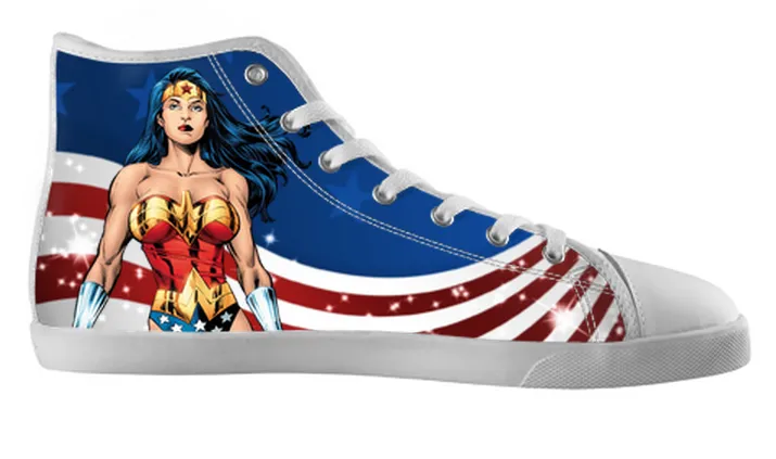 Custom Wonder Woman Shoes