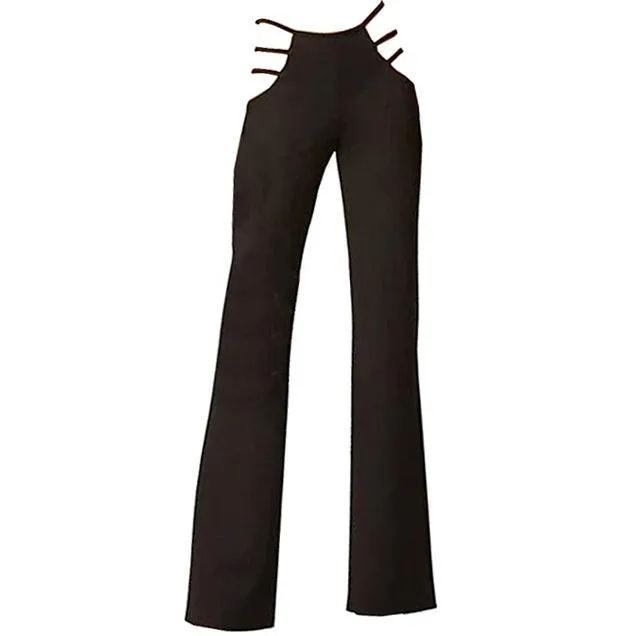 Cut Out Flare Pants