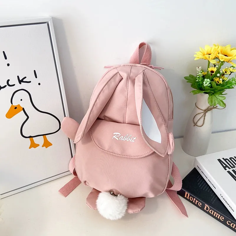 Cute Cartoon Bunny Ears Backpack for Kids - Back to School Collection