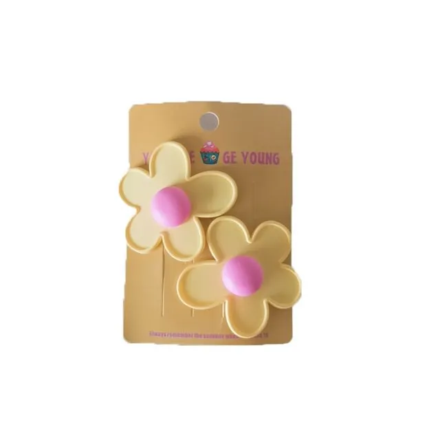 Cute Flower Aesthetic Hair Clips