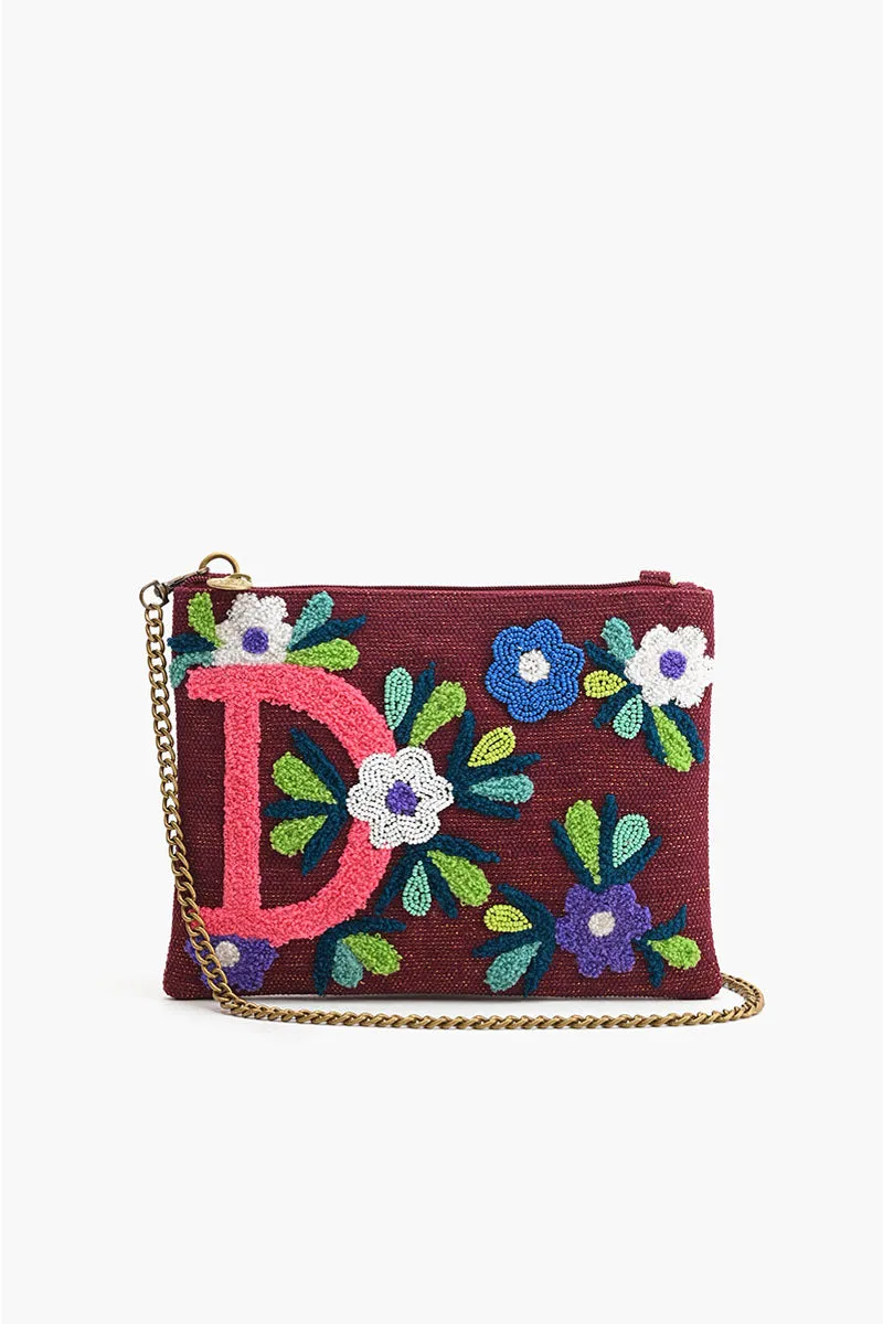 D Floral Crossbody Bag