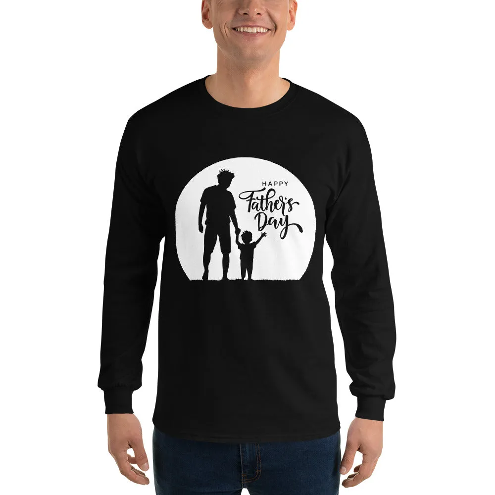 Dad with Son Men’s Long Sleeve Shirt