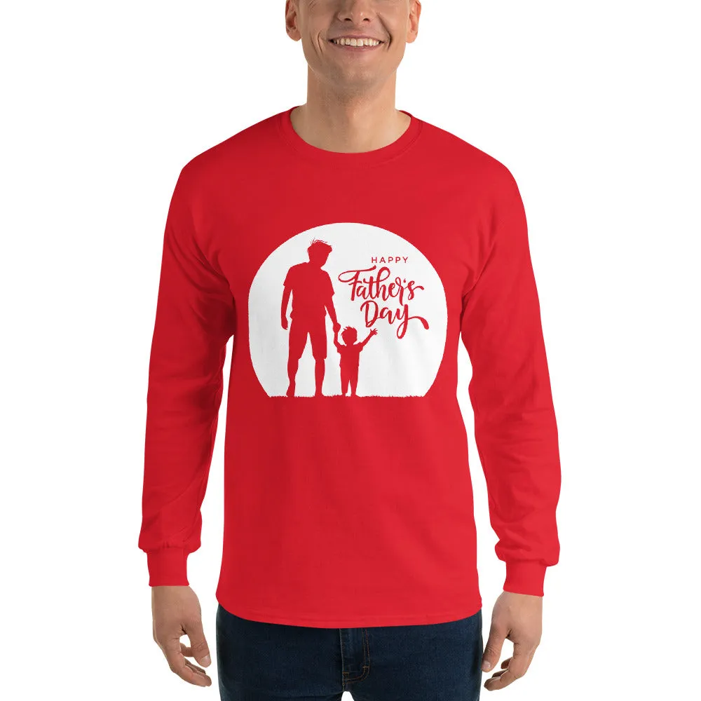 Dad with Son Men’s Long Sleeve Shirt