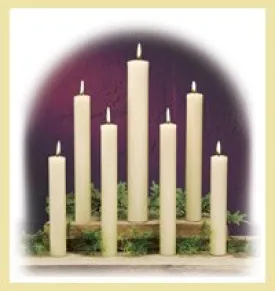 Dadant - 100% Beeswax Altar Candles 1.75  X 9 (box of 12)