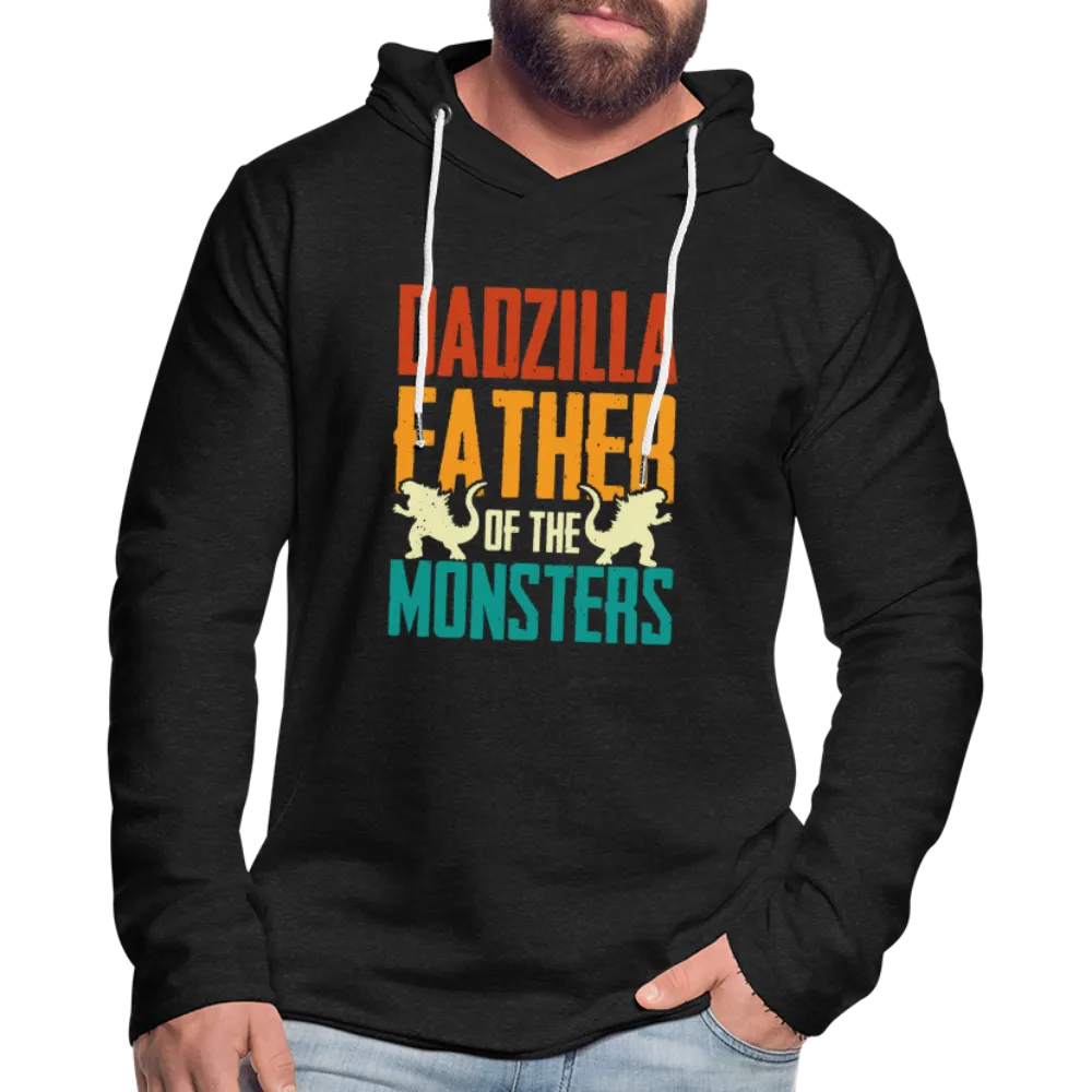 Dadzilla Father Of The Monsters Lightweight Terry Hoodie