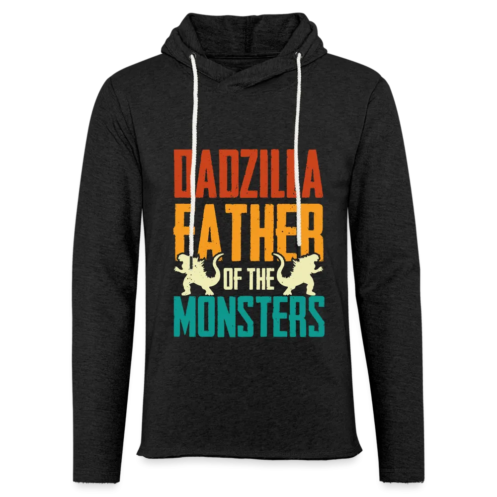 Dadzilla Father Of The Monsters Lightweight Terry Hoodie