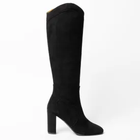 Dakota Boots in Black Suede