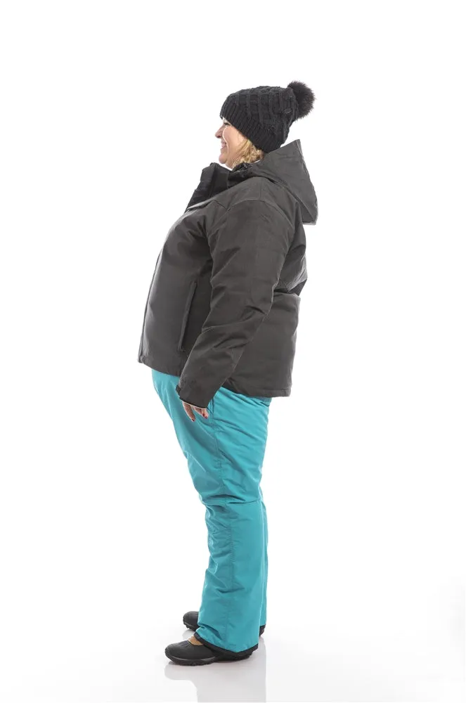 Dakota Plus Size Insulated Board Jacket | 21-2204 | Black Denim