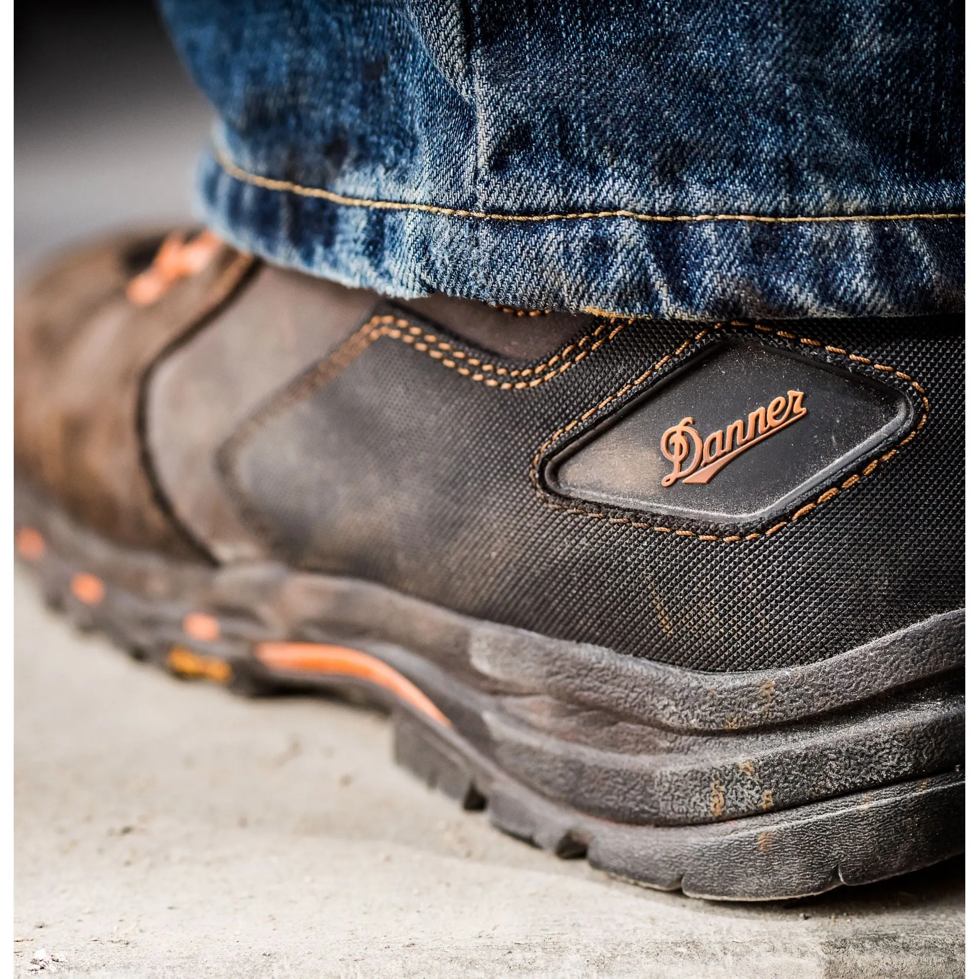 Danner Men's Vicious 4.5" Comp Toe WP Work Boot - Brown - 13860