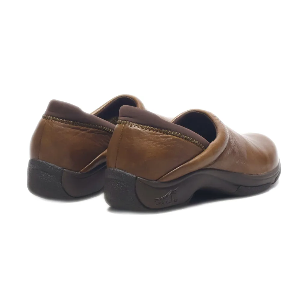 Dansko Casual Slip Ons Leather Brown Colour For Men