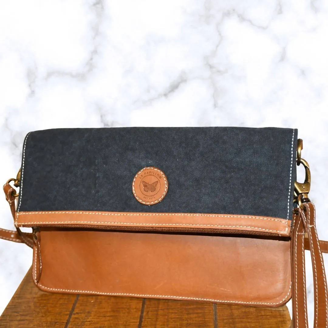 Dapple Flap Rug Messenger Bag