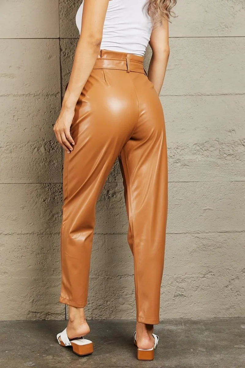 Dare To Wear Out Heyson Faux Leather Pants