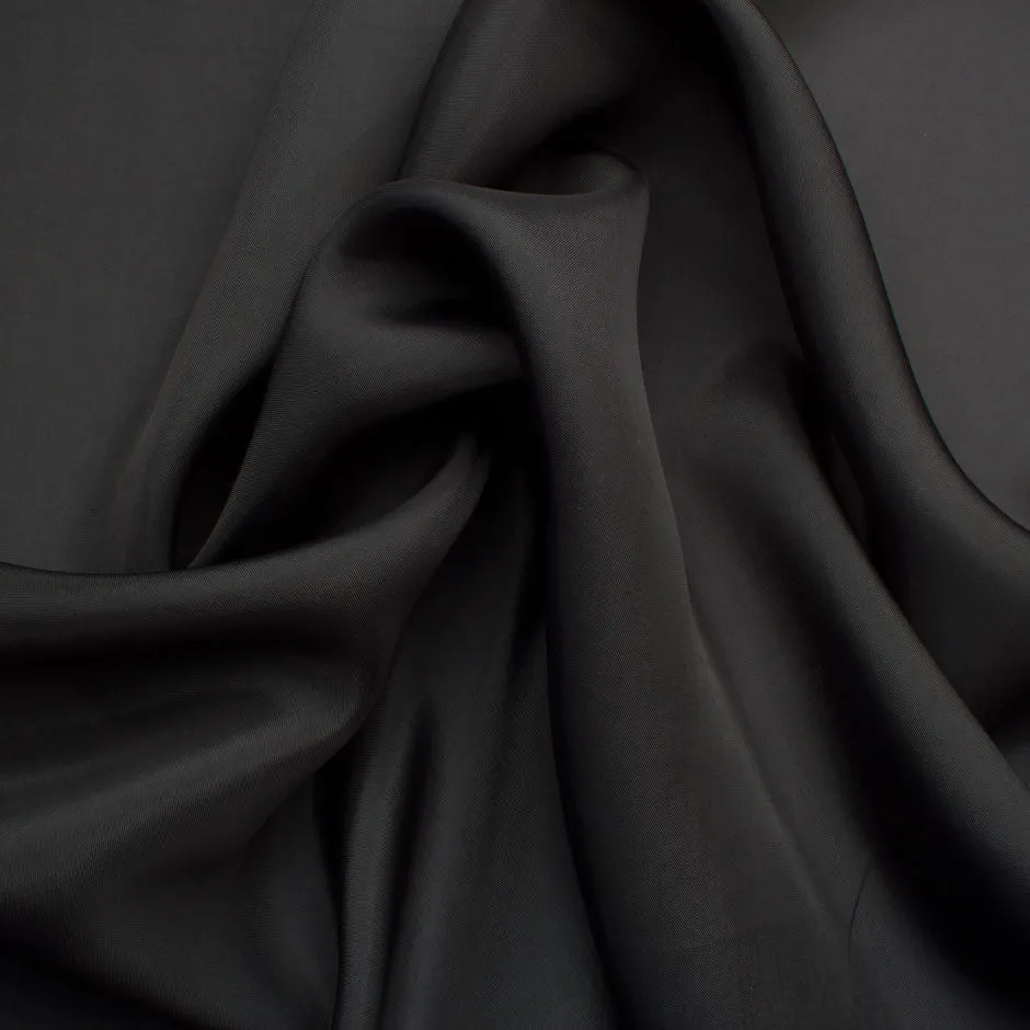 Dark Grey Anti-Static Cupro Lining