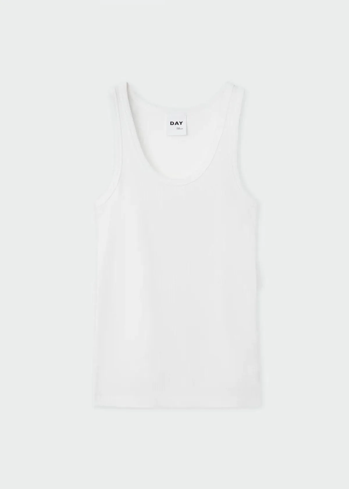 DAY Camilo Classic Rib Tank - Bright White