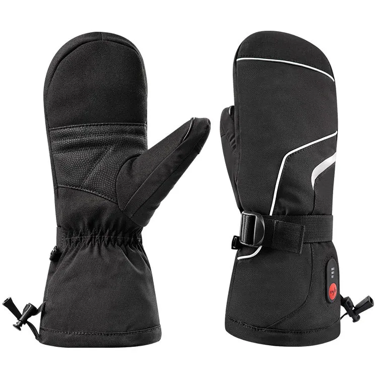 Day Wolf Mittens Gloves for Men and Women, Rechargeable Heated Gloves