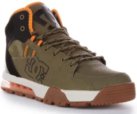 Dc Shoes Versatile Hi Water Resistant In Olive