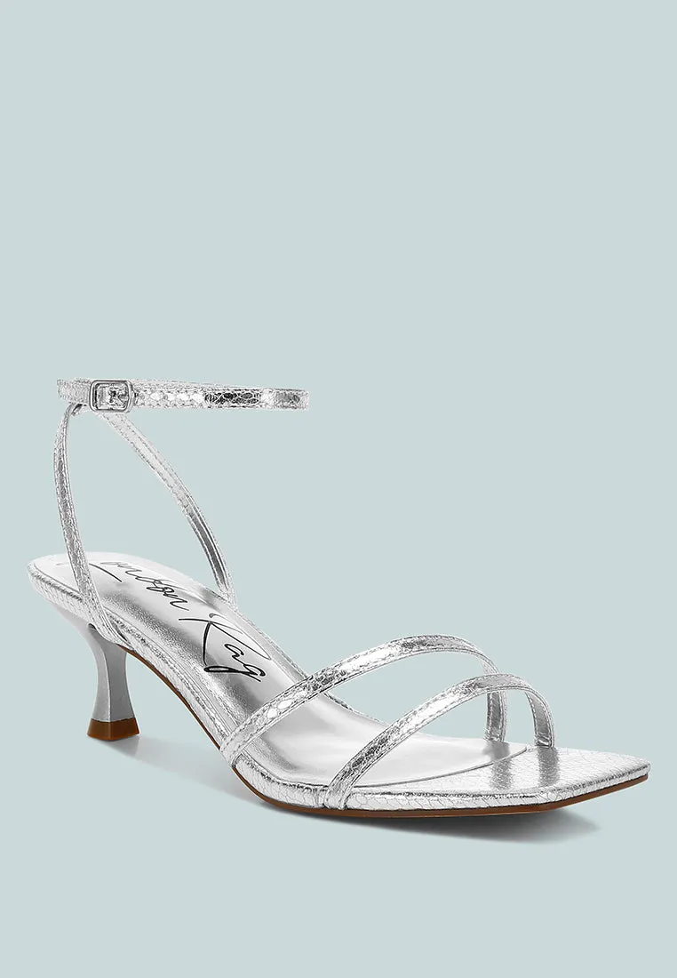 Deacon Faux Leather Strappy Sandals