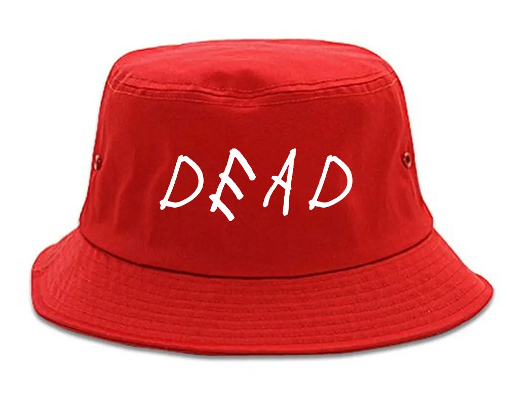 Dead Font Mens Bucket Hat