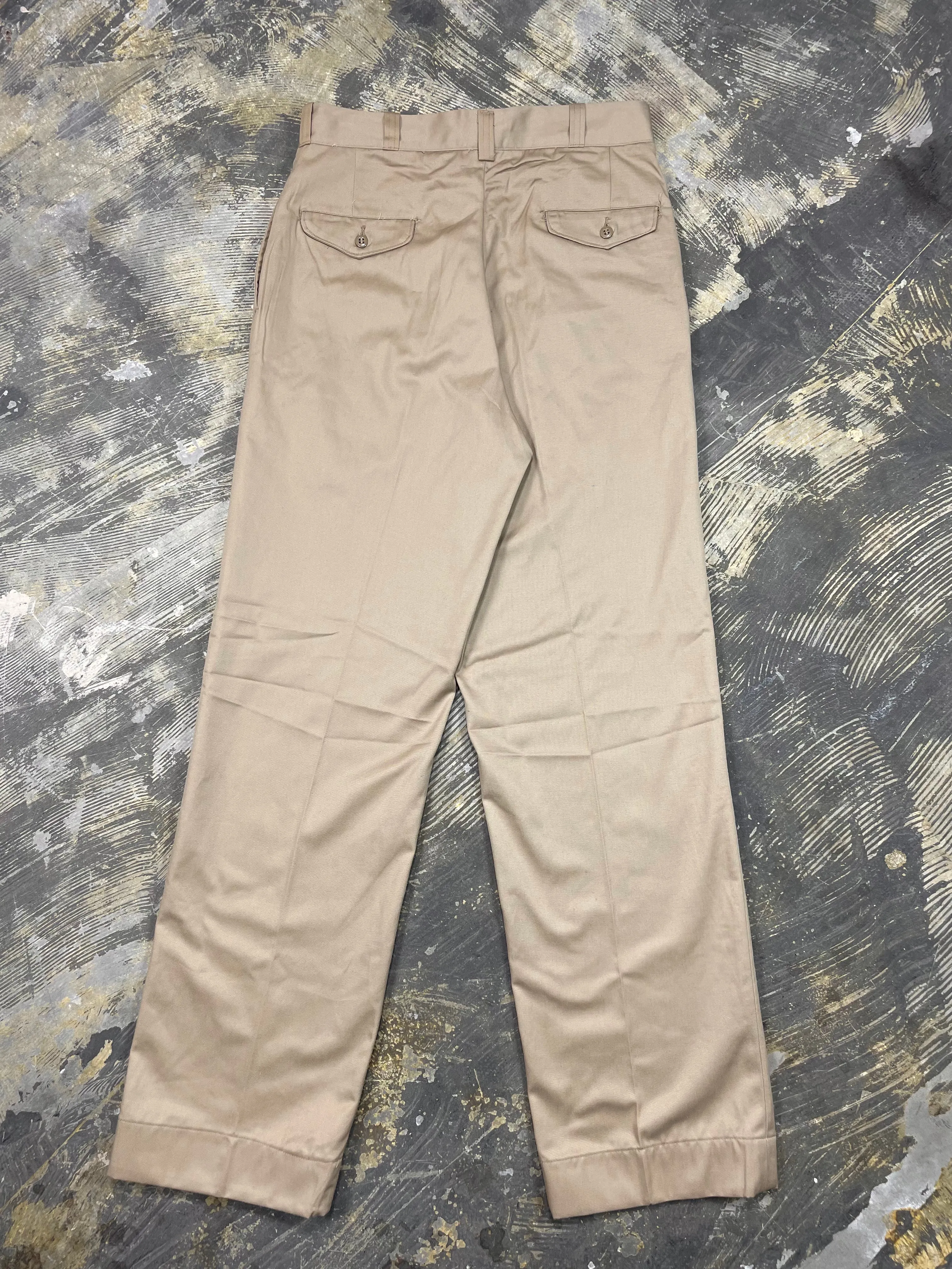 Dead Stock 1970's USMC Khaki Pants (JYJ-0190)