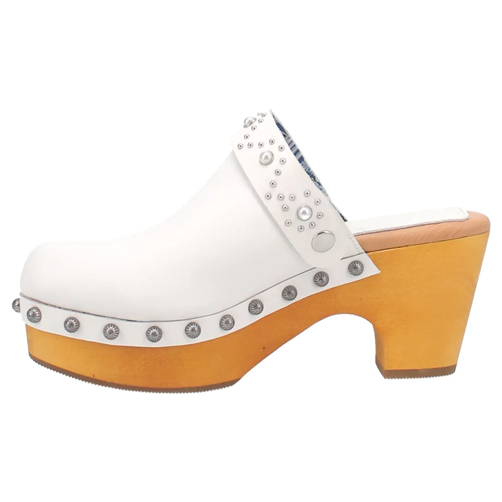 Deadwood Studded Platform Clogs