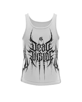 Death White Compression Tank Top