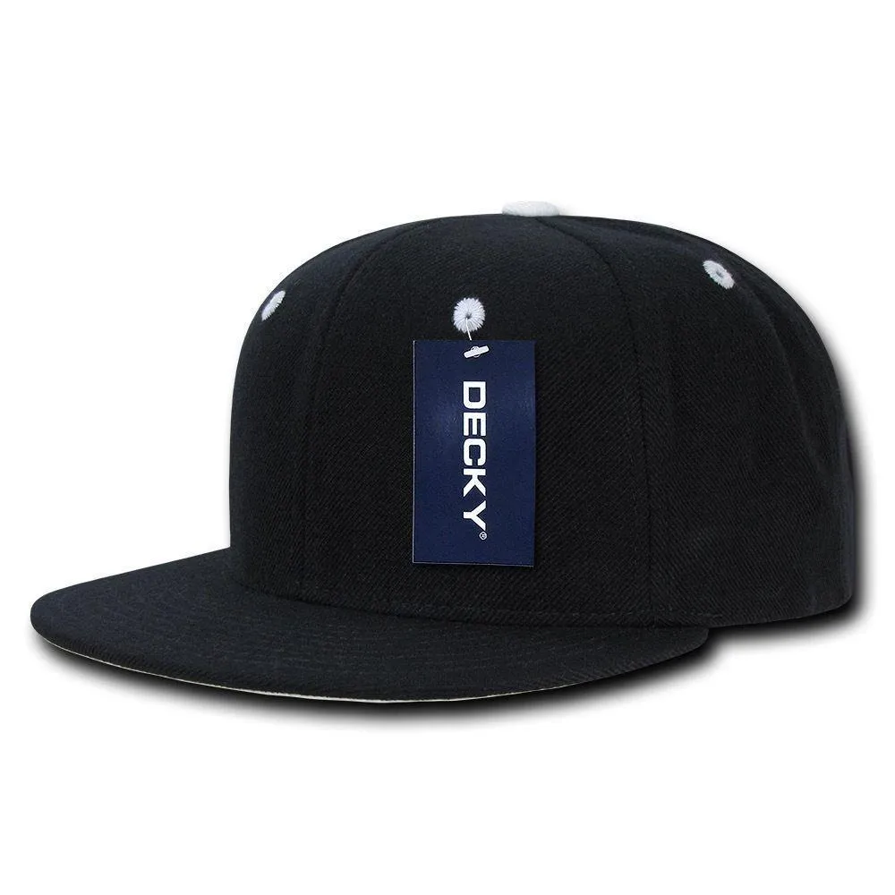 Decky Acrylic Contrasting Accent Snapbacks Baseball Hats Caps Unisex