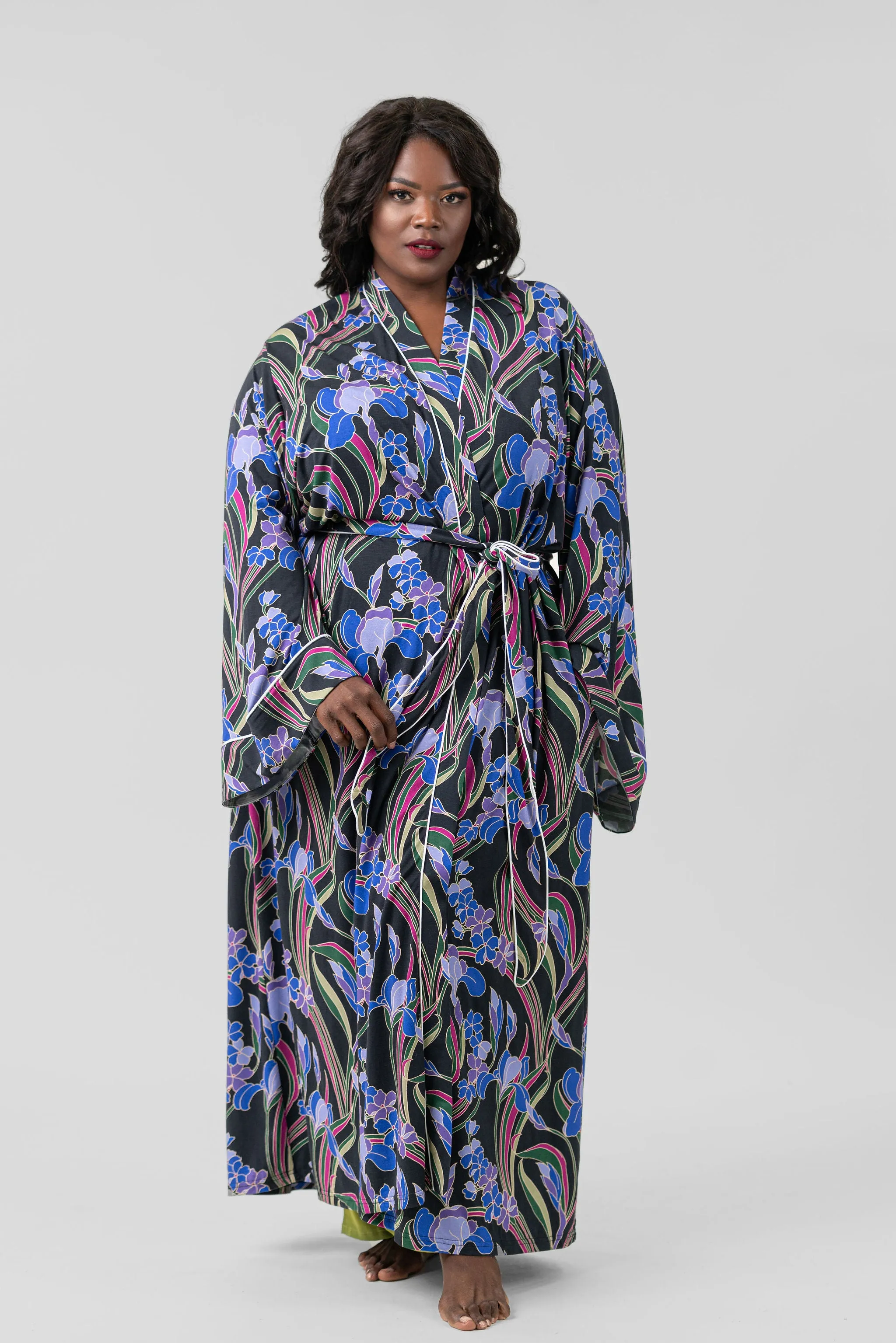 DECO IRIS MAXI ROBE