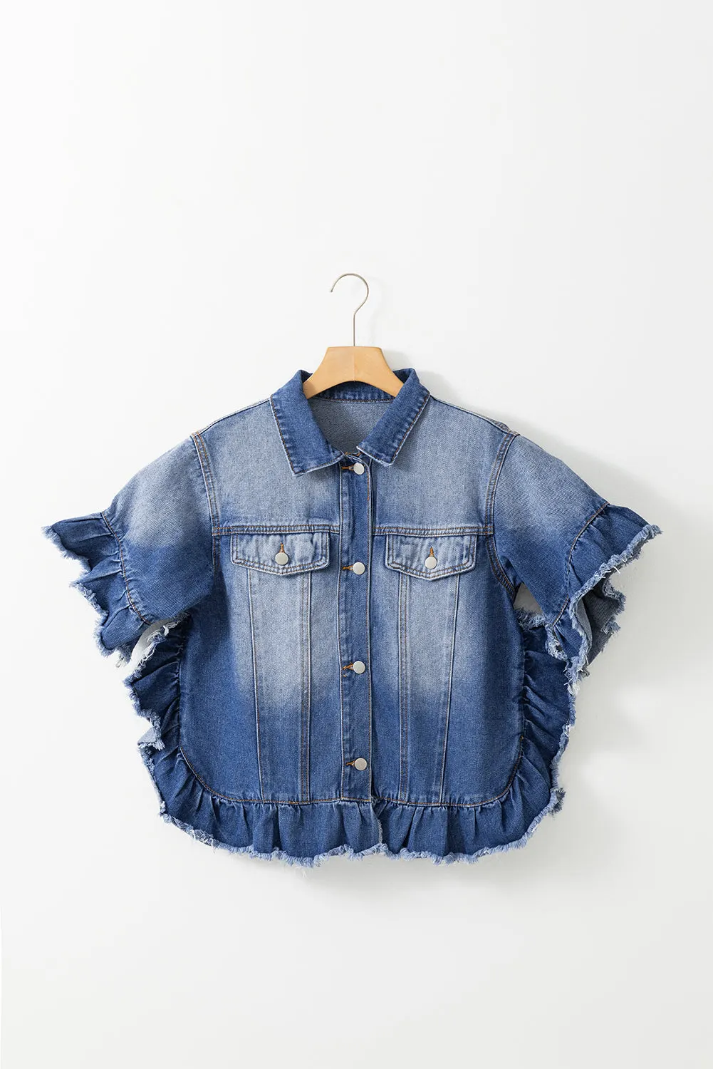 Deep Blue Denim Jacket