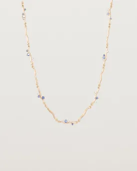 Demi Ember Necklace | Diamond & Ceylon Sapphire