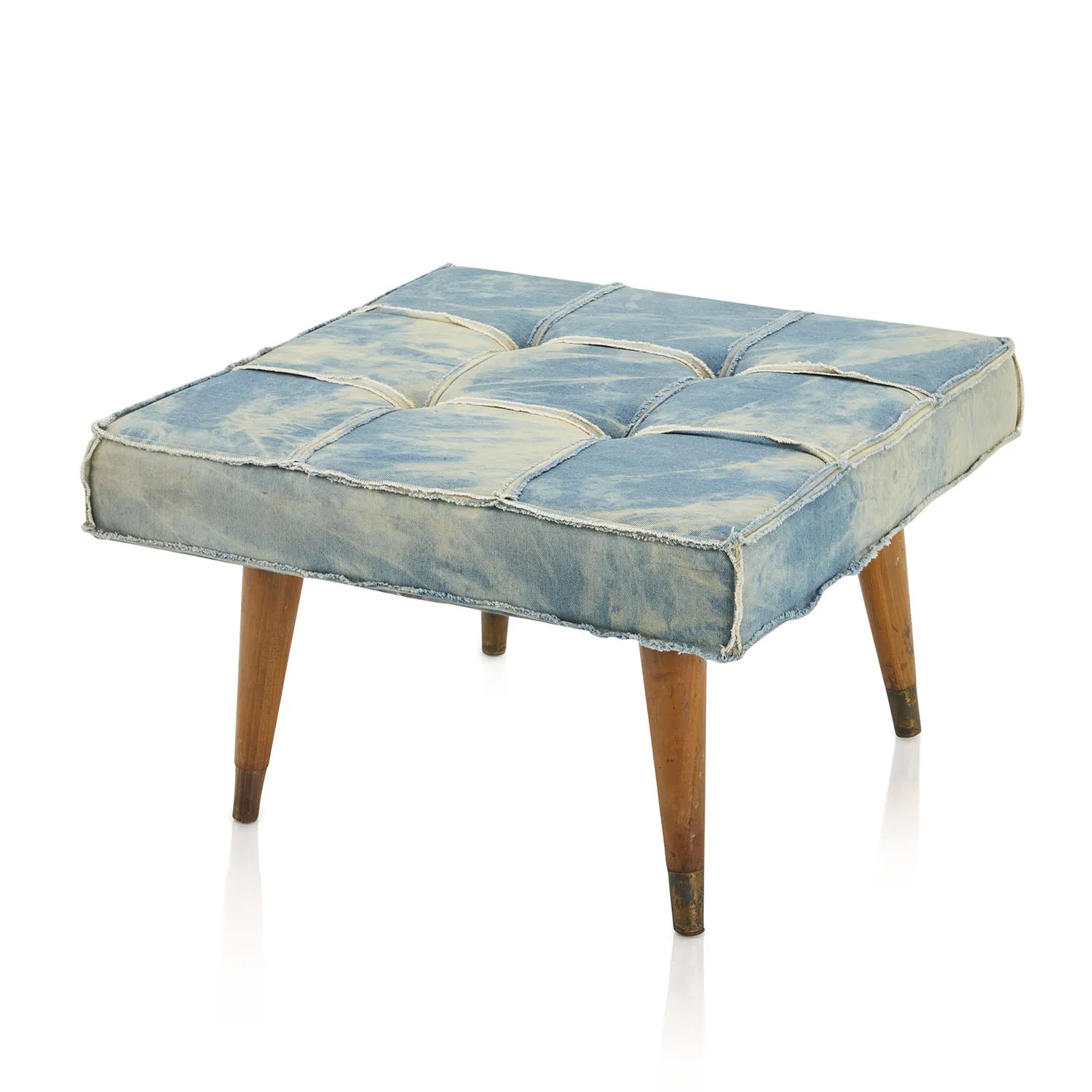 Denim Ottoman