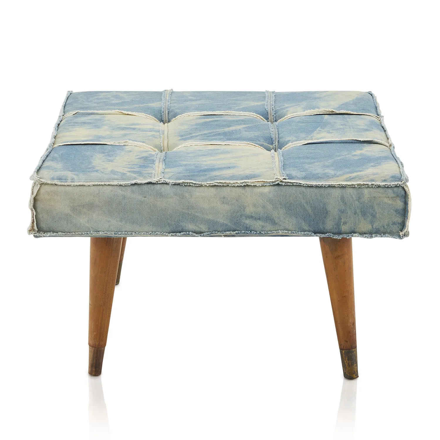 Denim Ottoman