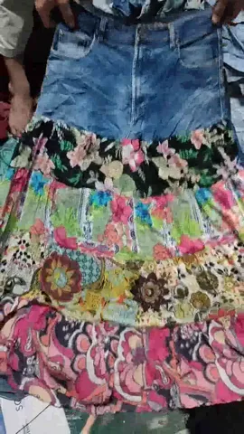 Denim skirts long and other mix - 65 pieces