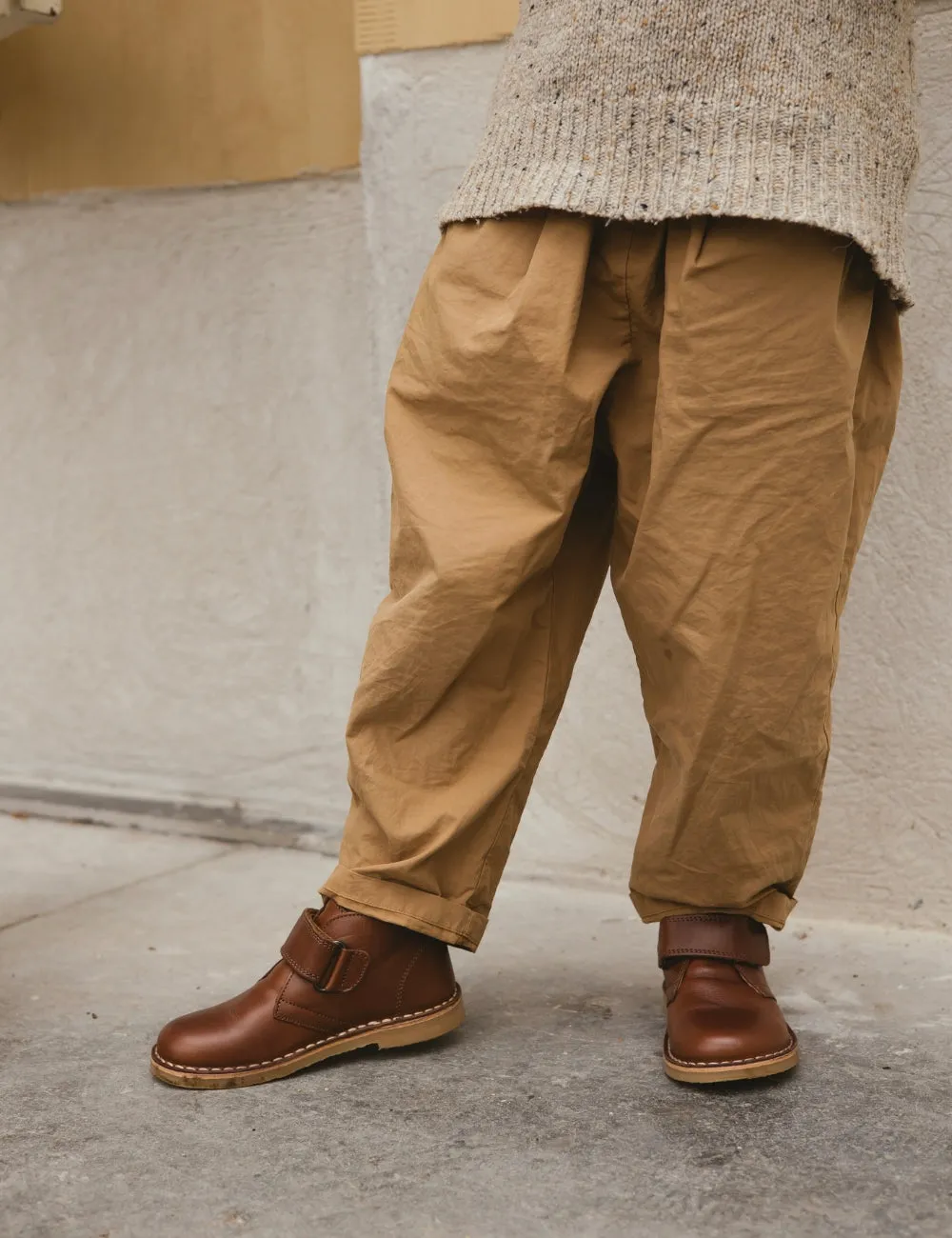 Desert Boot with Velcro - Hazelnut