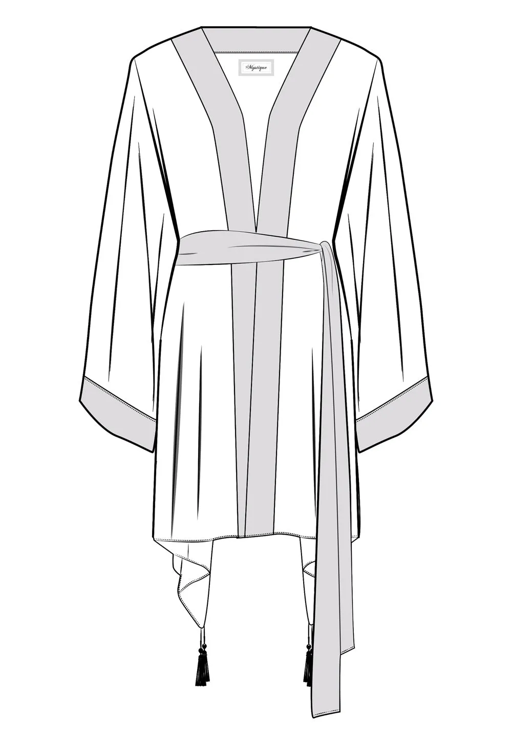 Desert - Tribe Kimono (Neon Yellow)