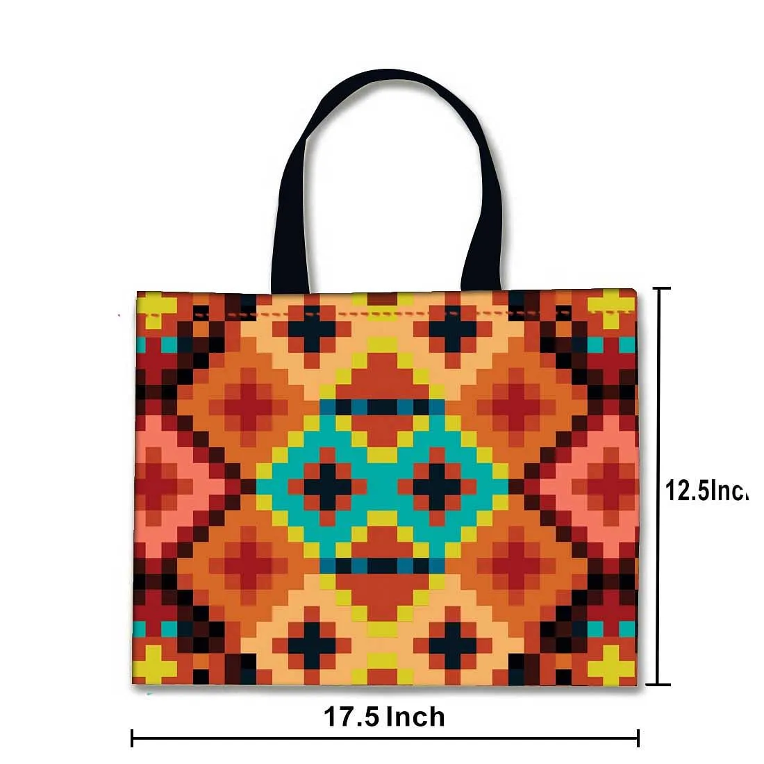 Designer Tote Bag With Zip Beach Gym Travel Bags -  Diamonds