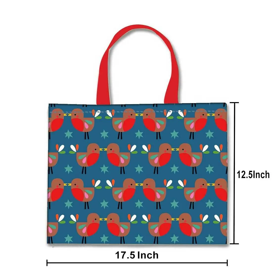 Designer Tote Bag With Zip Beach Gym Travel Bags -  Love Birds